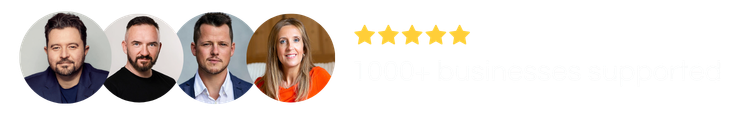 Trusted by 1000+ businesses - 5 star rating